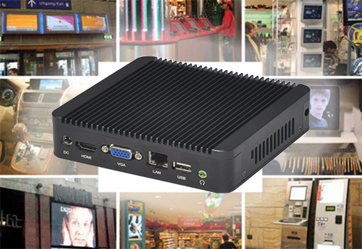 Przemysłowy Fanless MiniPC  MBOX Nuc Q180