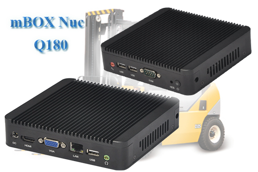 Industrial Fanless MiniPC mBOX Nuc Q180