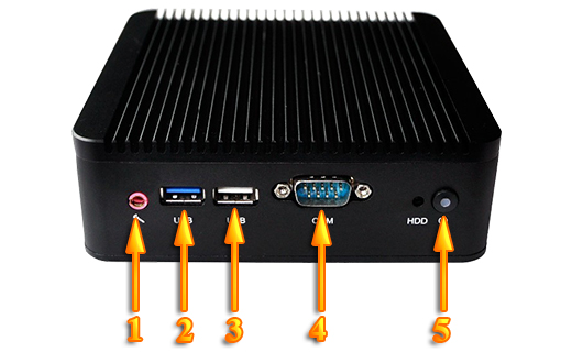 Przemysłowy Fanless MiniPC  MBOX Nuc Q180C
