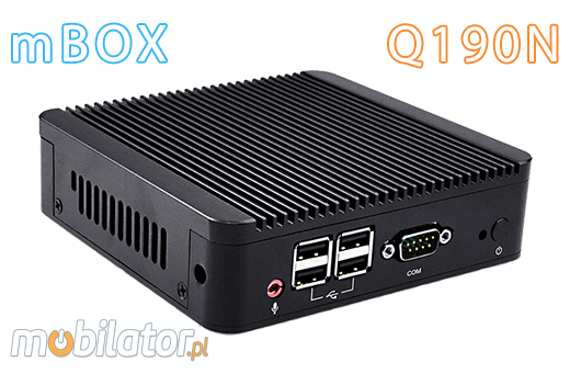 Industrial Computer Fanless MiniPC mBOX Nuc Q190N
