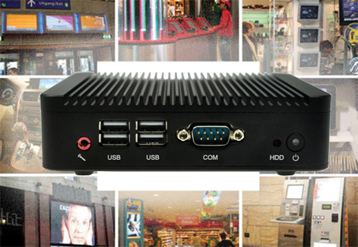 Przemysłowy Fanless MiniPC  MBOX Nuc Q190S