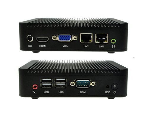 Computer Industrial Fanless MiniPC mBOX Nuc Q210S