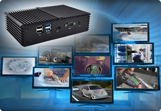 Komputer Przemysłowy Fanless MiniPC mBOX Nuc Q310G4