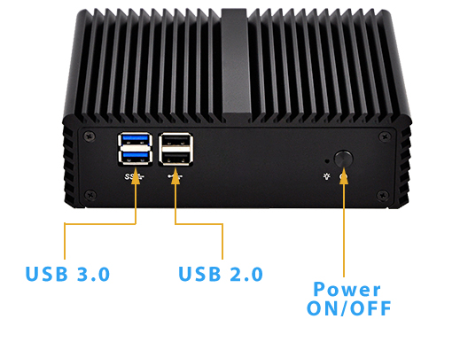 Komputer Przemysłowy Fanless MiniPC mBOX Nuc Q410S umpc mobilator ssd