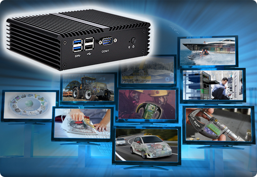 Komputer Przemysłowy Fanless MiniPC mBOX Nuc Q430P