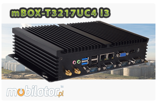 Przemysłowy MiniPC mBOX-T3217UC4 i3