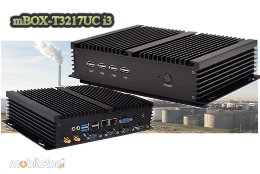 Przemysłowy MiniPC mBOX-T3217UC4 i3