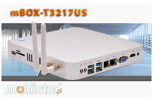 Przemysłowy MiniPC mBOX-T3217US