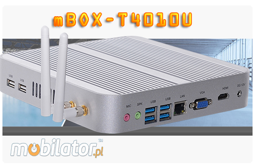 Przemysłowy MiniPC mBOX-T4010U