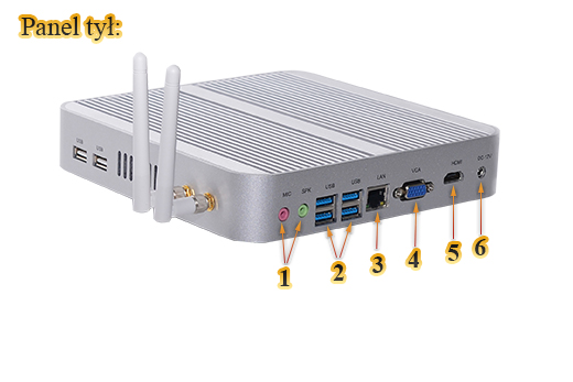 Przemysłowy MiniPC mBOX-T4010U
