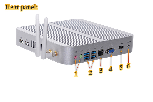 Przemysłowy MiniPC mBOX-T4010U