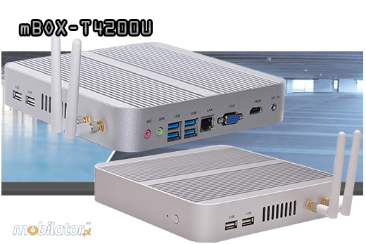 Przemysłowy MiniPC mBOX-T4200U