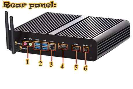 Przemysłowy MiniPC mBOX-T4500U