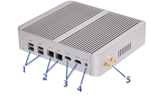Przemysłowy MiniPC mBOX-T5200U