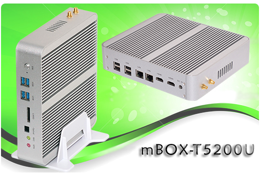 Przemysłowy MiniPC mBOX-T5200U