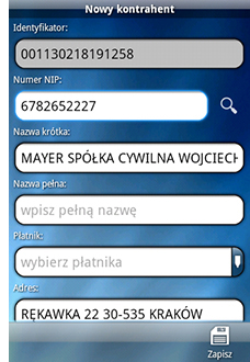 mayer zamowienia magazyn kontrahent aplikacja apk esale java mobilator