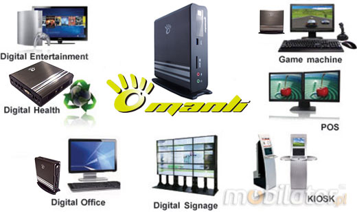 MiniPC Nettop Mini-PC Mały komputer Manli T6  M-T6H41