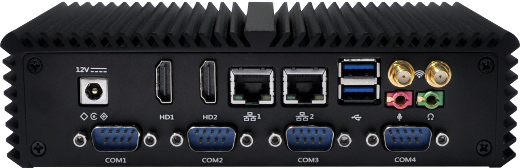 Industrial Computer Fanless MiniPC Qunso ssd intel core i5 wi-fi com usb 