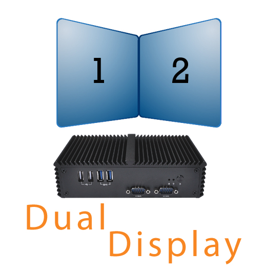 Industrial Computer Fanless MiniPC Qunso ssd intel core i5 wi-fi com usb 