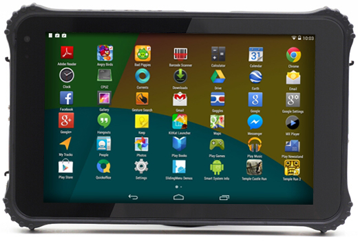 tablet przemyslowy android 4.4 odporny na wode na magazyn