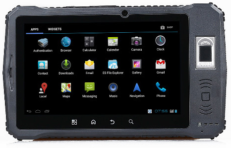 mobipad w96 rfid hf lf tablet przemysłowy ze skanerem