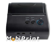 MobiPrint  MP-801LD Drukarka termiczna mini drukarka logo mechanizm Interfejs USB Bluetooth RS232 Mobilna Drukarka mobilator.pl windows android  New Portable Devices Mobile Printer Mini