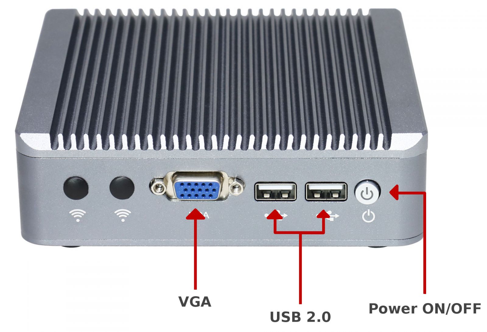 Industrial Computer Fanless MiniPC Nuc IBOX-501 N8