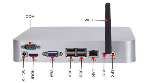 Komputer Przemysłowy Fanless MiniPC nBOX-L19 BAREBONE
