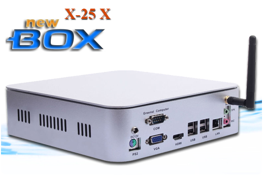 Komputer Przemysłowy Fanless MiniPC nBOX-X-25 X BAREBONE