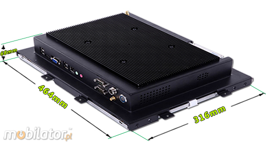 Komputer panelowy (Open Frame) CCETouch CT19-OPC SAW Komputer panelowy Panel PC Open Frame Przemysłowy komputer panelowy Ekran rezystancyjny SAW wyświetlacz 19 cali mobilator.pl New Portable Devices Windows Intel Celeron Open Frame Touch Screen PC CCETouch CT19-OPC-SAW do zabudowy kiosk internetowy bankomat