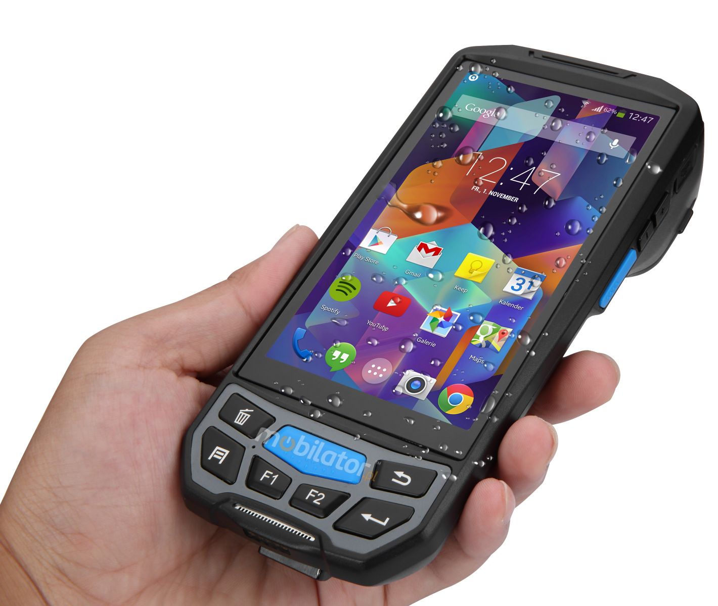 Odporny na upadki Terminal Mobilny MobiPad U93 z drukarką termiczną 2D NFC RFID HF