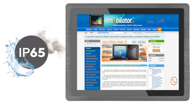 BiBOX-104PC1 (i7-10th) Wodoodporność, pyłoodporność, norma ochrony IP65