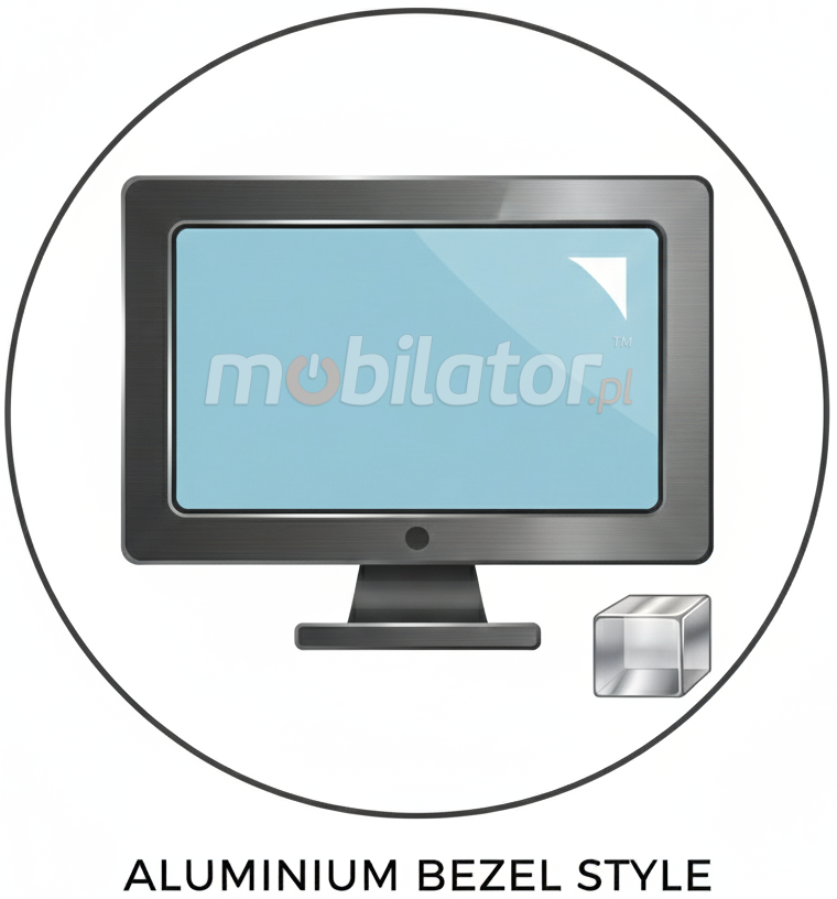 Aluminium Bezel Style panele PC