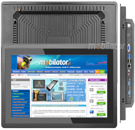 Styl obudowy panelu BiBox 15-I58 - Aluminum Bezel