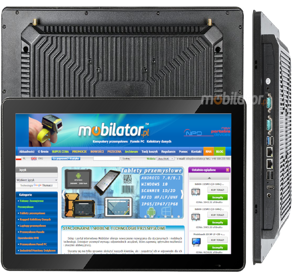 Obudowa Panelu BiBox 15-I58 w stylu Narrow Bezel