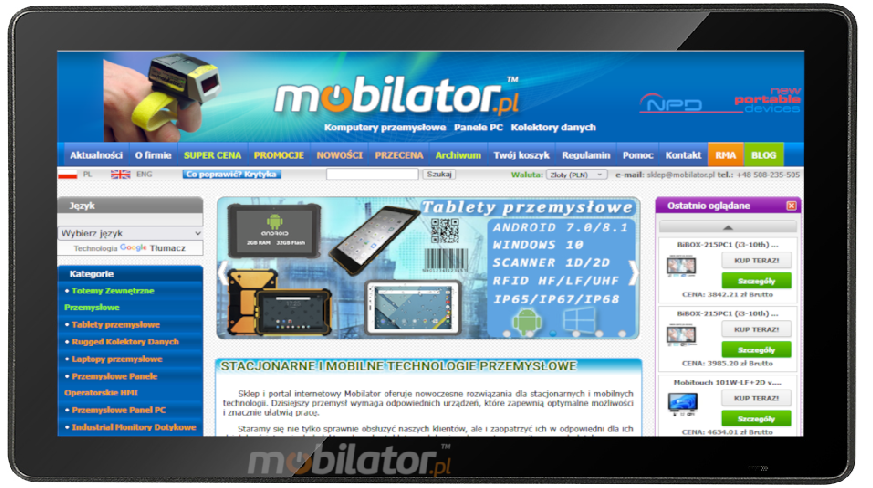 15.6 inch screen - BiBox 156-I58