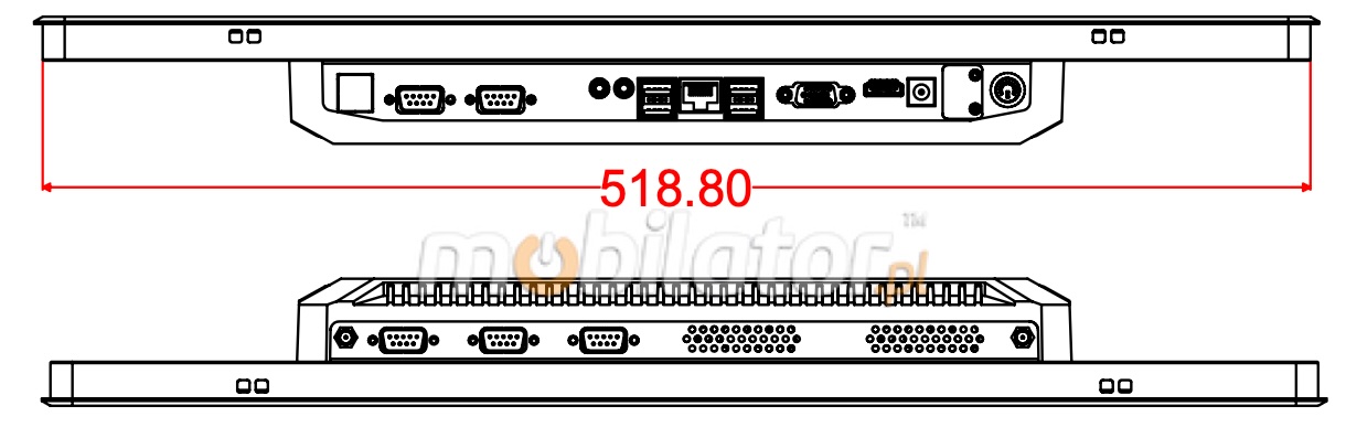 BiBox 215-I58 21.5 cala dotykowy przemysłowy komputer panelowy