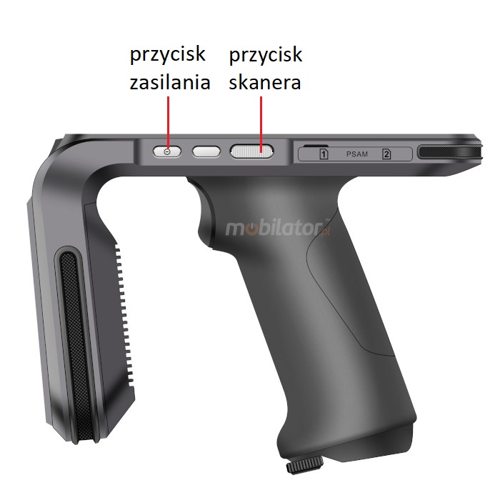 Chainway  C5-V64 wymiary przyciski klawiatura odporny wytrzymały kolektor danych IP67