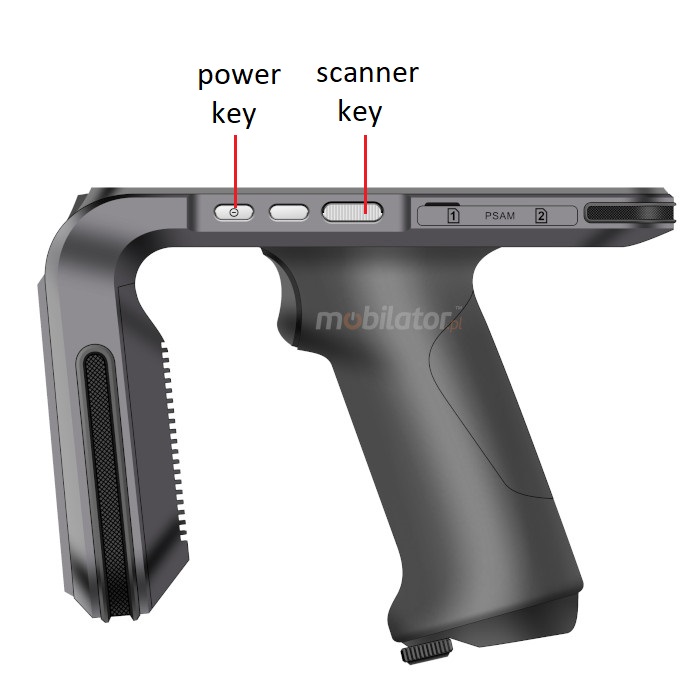 Chainway C5-V64 dimensions buttons keyboard resistant rugged data collector IP67