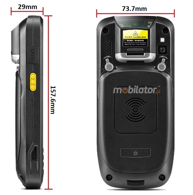 Chainway C6000M-QE v.2 rugged smartphone resistant comfortable stylish design 2D barcode scanner Zebra