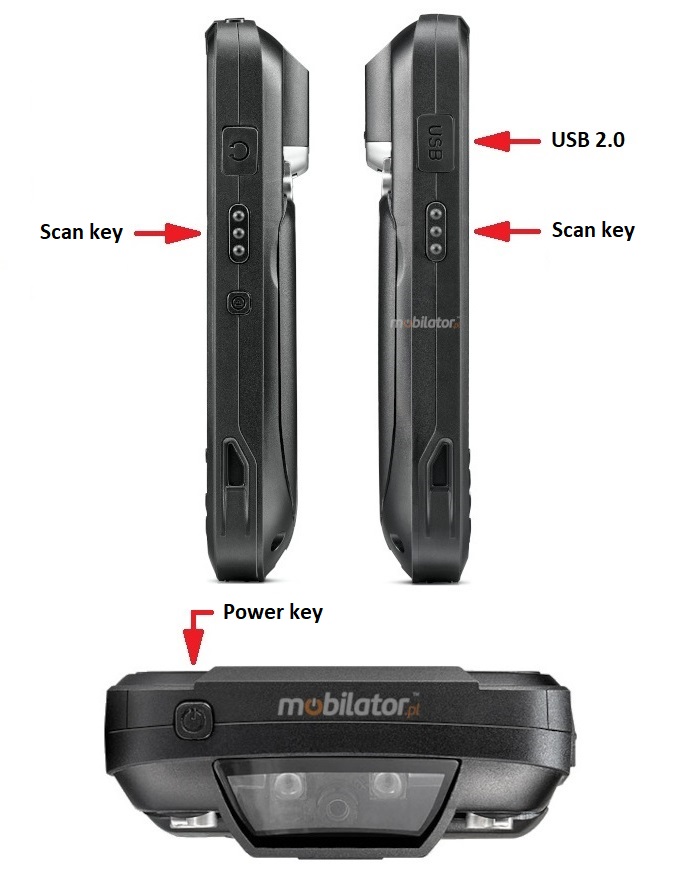Chainway C6000M-QE v.2 ergonomic buttons efficient and energy-saving processor 2D barcode scanner Zebra