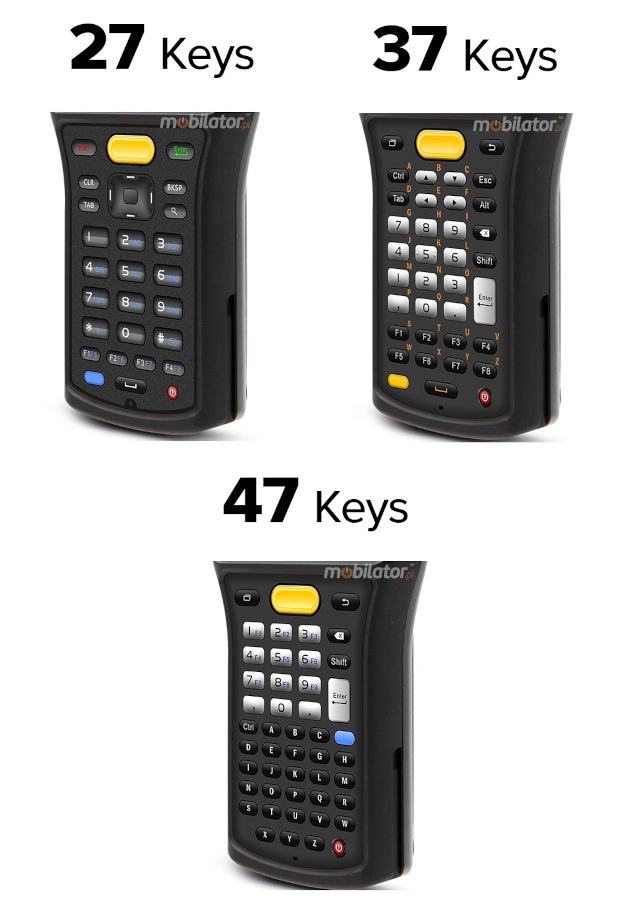 Chainway C61-V3 three types of keyboards to choose keyboard 27 keys backlight 37 keys 47 keys