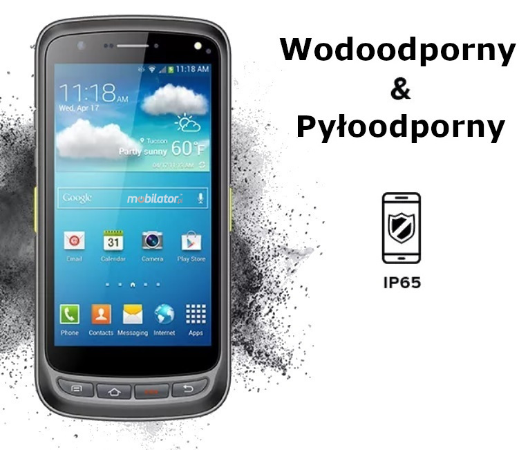 Chainway C72-AE stopień ochrony IP65 wodoodporny pyłoodporny 