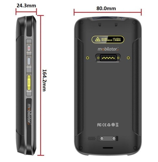 Chainway C72-AE rugged smartphone resistant comfortable stylish design handy and ergonomic