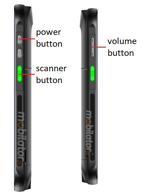 Chainway MC50 dimensions buttons keyboard resistant rugged data collector IP67