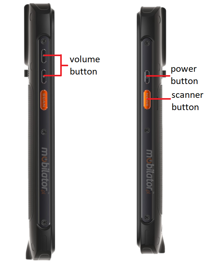 Chainway MC95 dimensions buttons keyboard resistant rugged data collector IP67