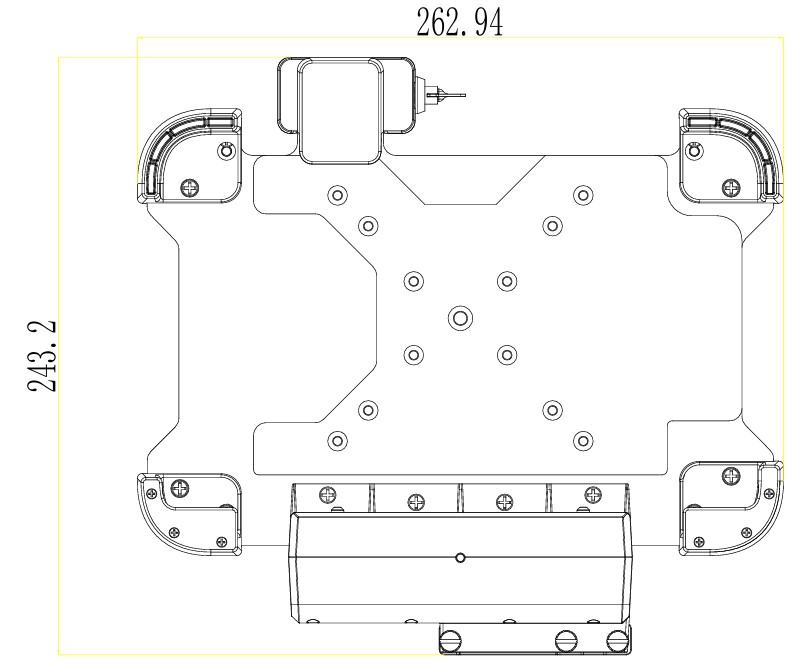 Emdoor T87X - wymiary