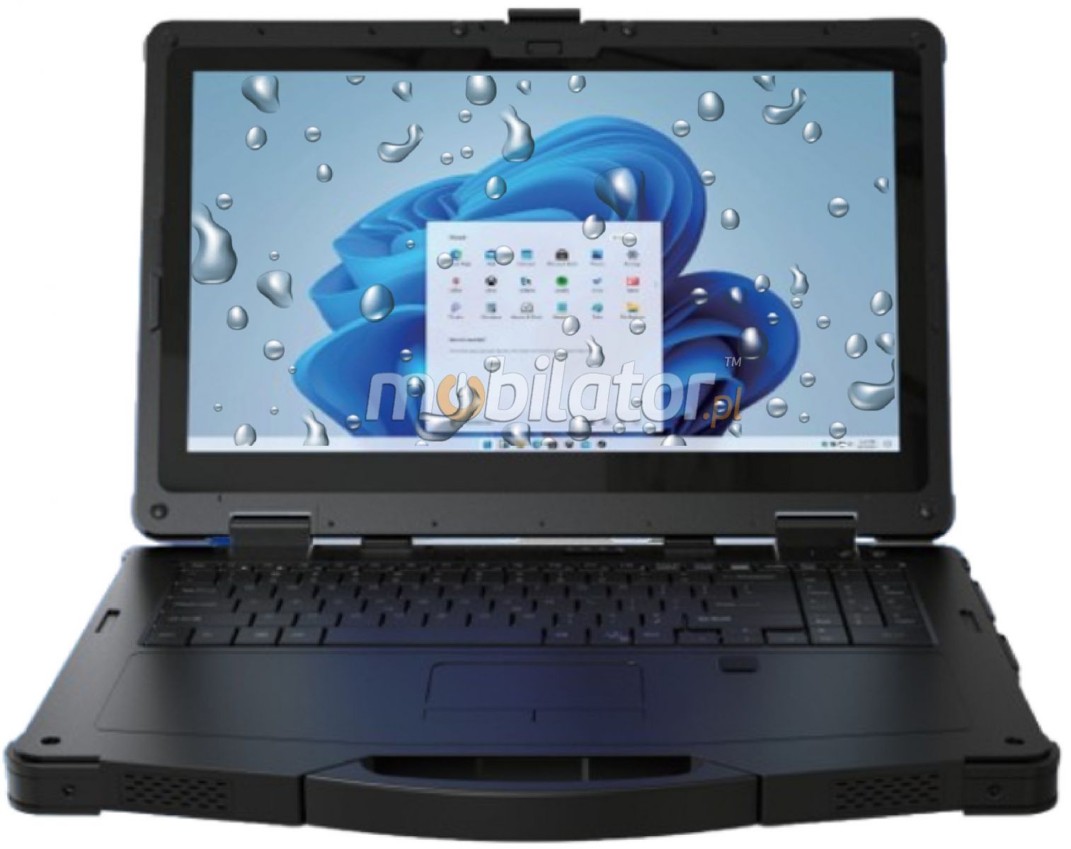 Emdoor X15A wstrząsoodporny przemysłowy laptop Windows 11 IP65 Intel SSD