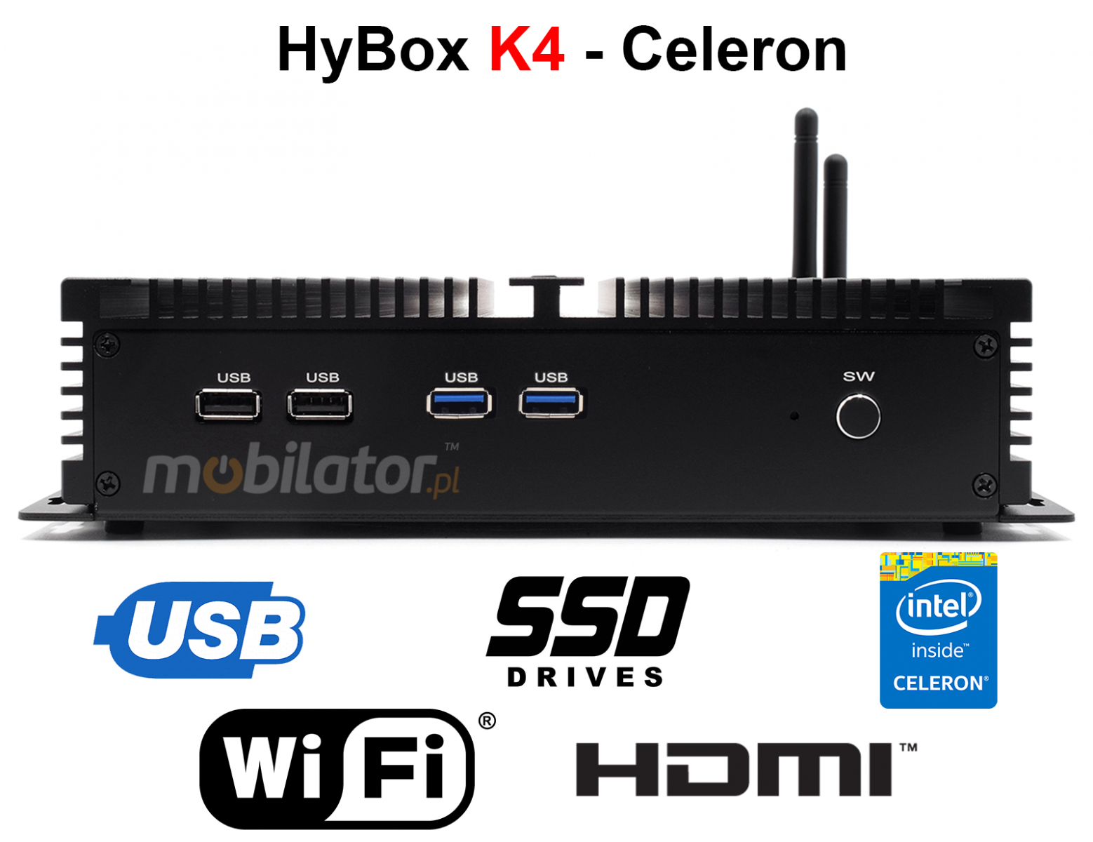 HyBOX K4 small reliable fast and efficient mini pc Linux