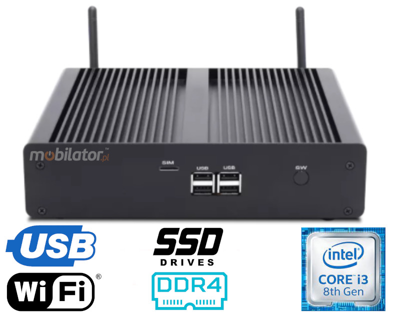 HyBOX TH55 Intel i3 small reliable resistant good and efficient industrial computer